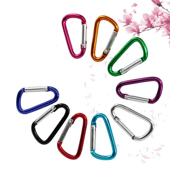 

Aluminum Carabiner Key Chain Clip Outdoor Camping Keyring Snap Hook Water Bottle Buckle Travel Kit Climbing Accessories