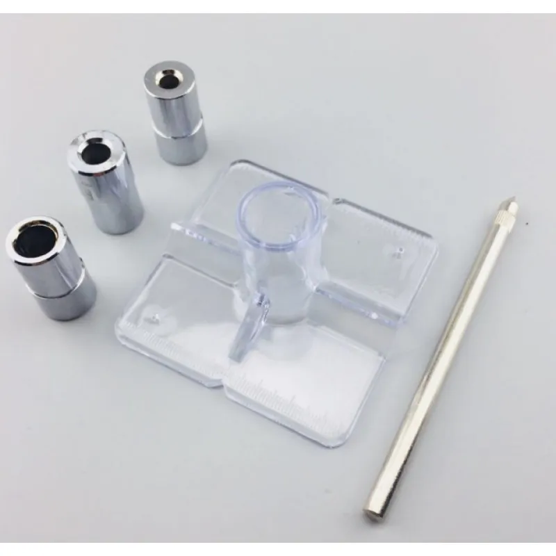 

Wood Work Oblique Hole Locator 6mm / 8mm / 10mm Drill Guide Set Oblique Hole Depth Ring Positioner Drill Bit Locator Set