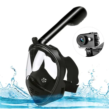 

Full Face Diving Mask Anti-Fog Snorkeling Mask Underwater Scuba Swimming Mask Glasses Snorkel Dive Equipment for Adult Kid