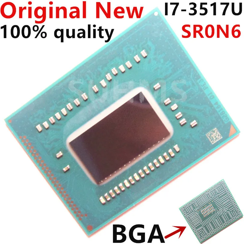 100% Новый чипсет SR0N6 BGA с чипом SRON6 i7 3517U i7-3517U | Электронные компоненты и