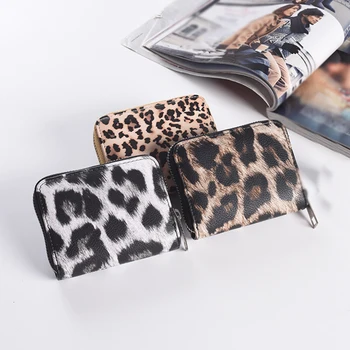 

Small Leather Women Wallet Classic Leopard Animal Print Long Wallets Female Cards Holder Clutch Bag Fashion Ladies Purses