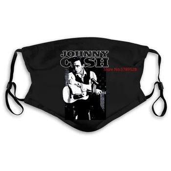 

Johnny Cash American Icon Men's Size: to-X Men Round Neck nage Pop Mask women kid's PM2.5