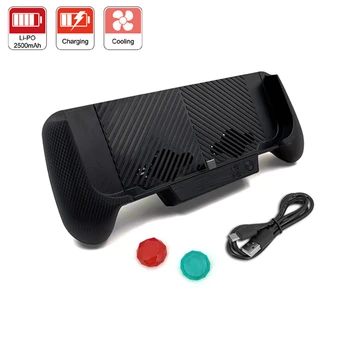 

Hand Grip Stand Dock for Nintend Switch/Switch Lite Kickstand Holder Charging&Cooling Function with Card Slot Rocker Cap Cover