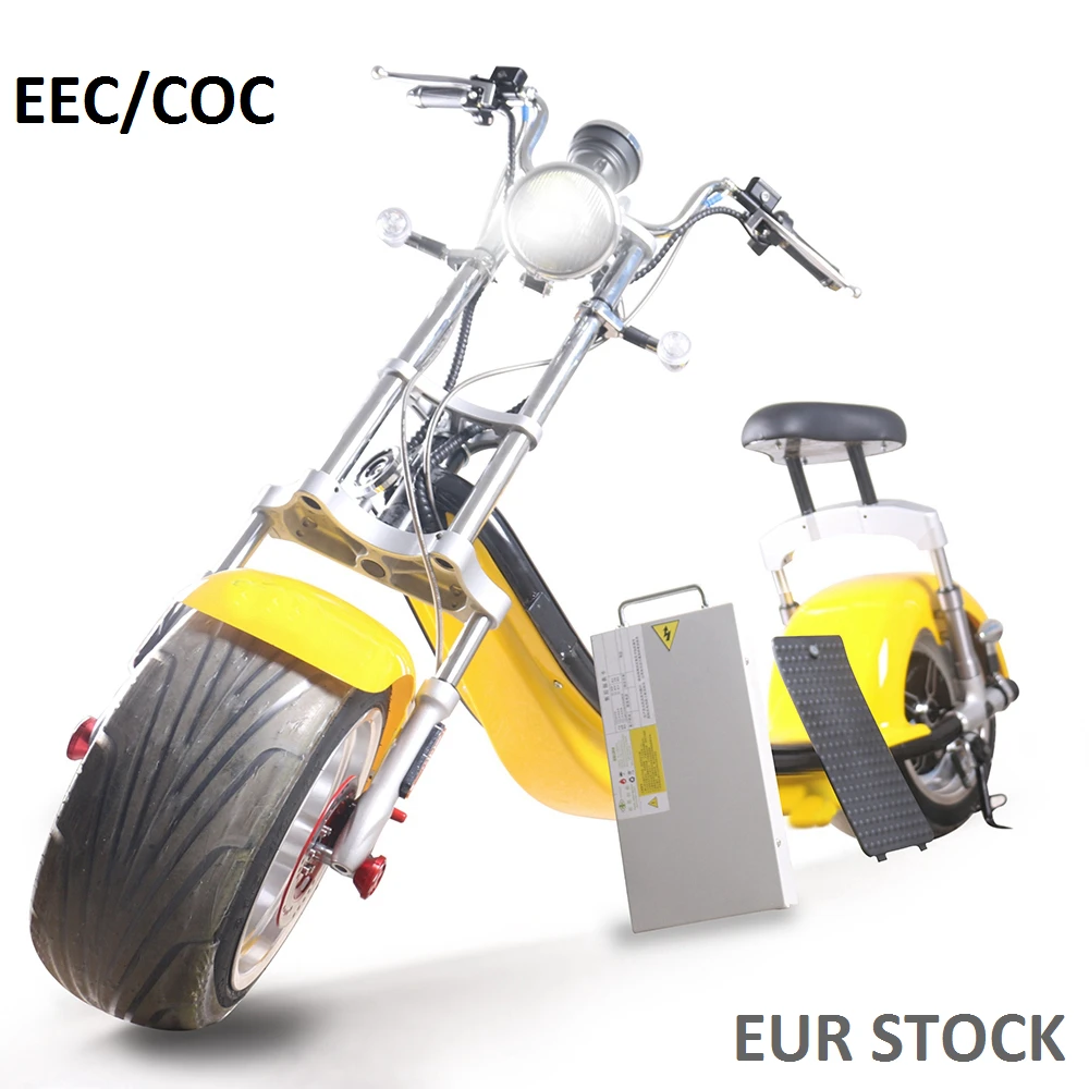 Citycoco Electric Scooters Adults SC14 COC City Coco Scooter With Extensible Battery 1000W/1200W/2000W Available In Europe EEC