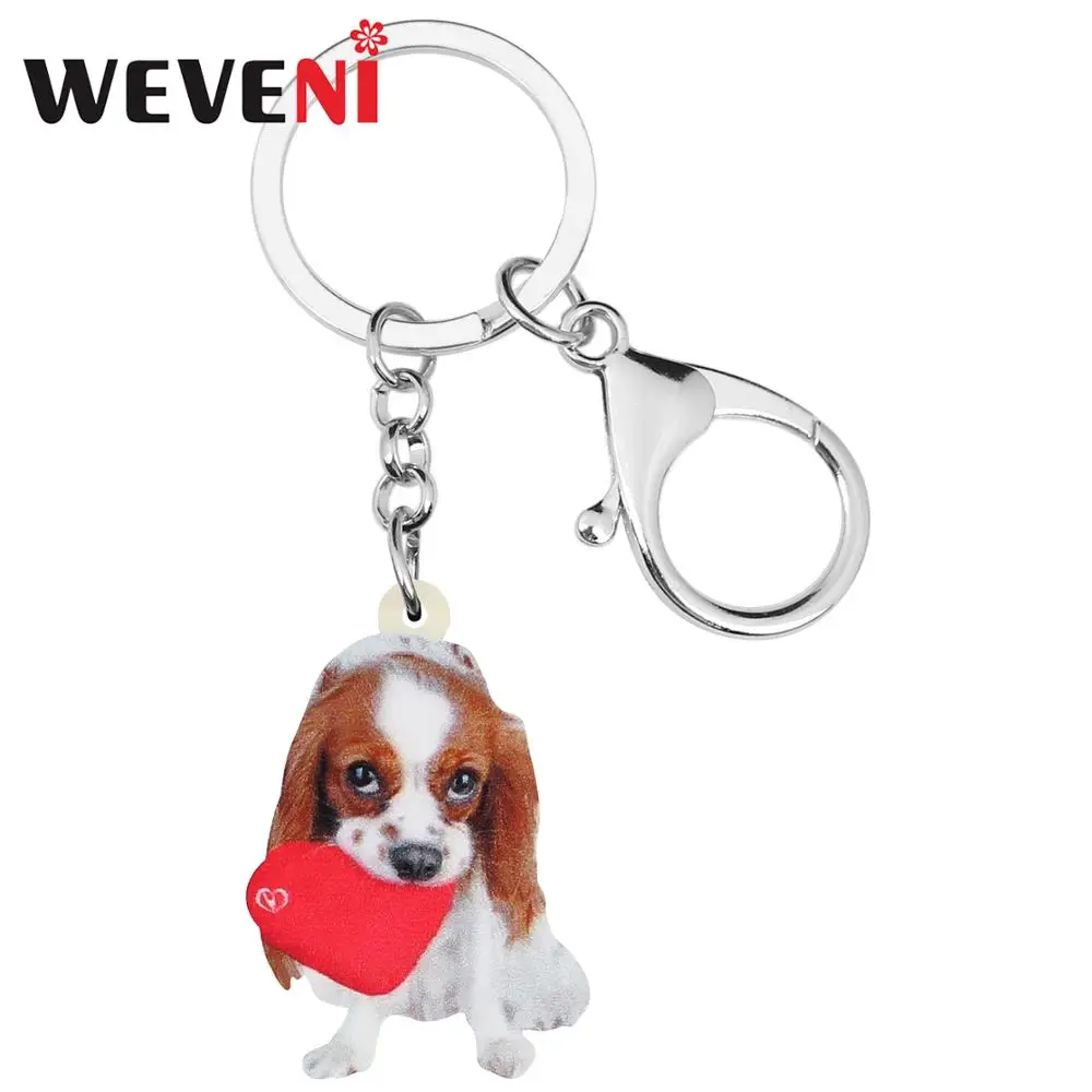 Акриловый брелок WEVENI для женщин и девушек подарок на день Святого Валентина с