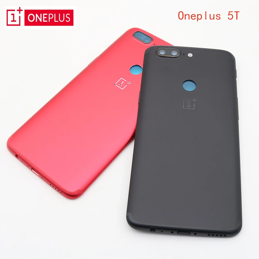 100% Original Oneplus 5T A5010 Back Battery Cover Case Housing+SIM Card Tray+Power Side Buttons Rear Door Replanement | Мобильные