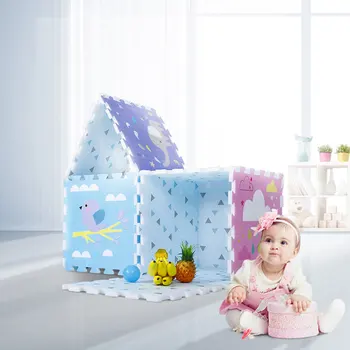 

New 6pcs Stitching Baby Mat Epe Foam Kid Play Mat Floor Mats Foam Waterproof Living Room Carpets Tasteless Climbing Mat Game Pad