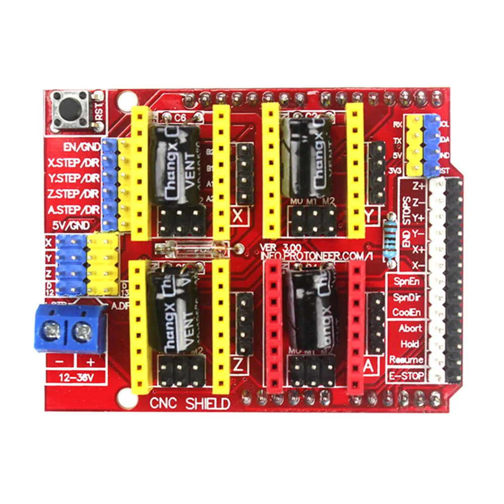 Плата расширения щит ЧПУ V3.0 + плата UNO R3 с usb для Arduino 4 шт. Драйвер шагового