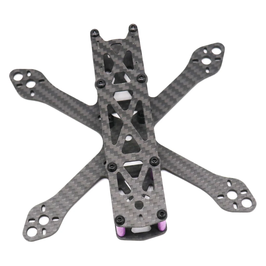 3 дюймовый карбоновый 4 осевой Дрон рамка Комплект для DIY квадрокоптера Quad