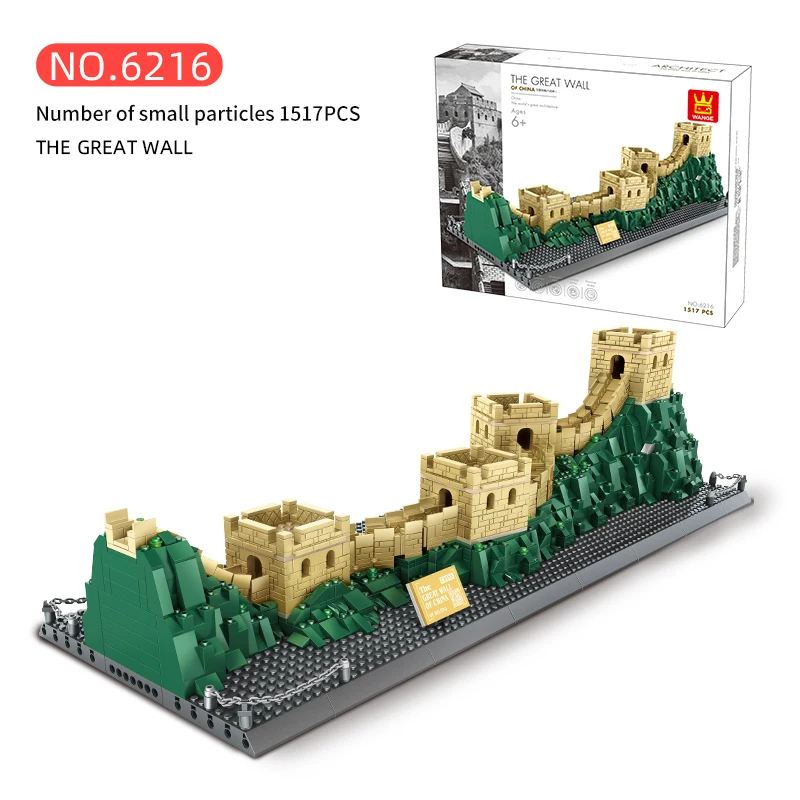 

Great Wall Of Great Wall Badaling Model Adult Assembling Highly Difficult Assembling Building Blocks Small Particles 1517pcs