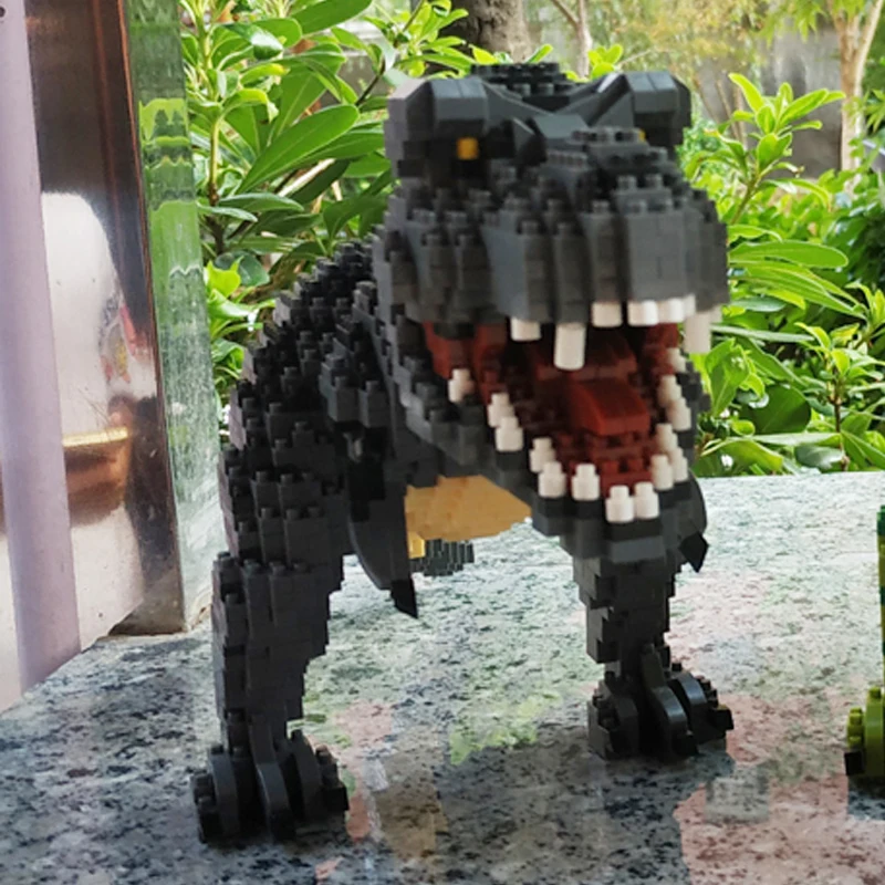 Balody динозавр тираннозавр рекс Велоцираптор животное Монстр 3D модель DIY Алмаз