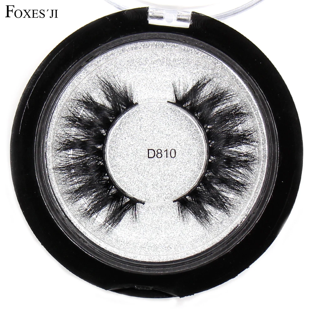

FOXESJI Mink Lashes False Eyelashes Fluffy Soft Reusable Natural long Cross 3D Lashes Mink Eyelashes Dramatic Eye Lashes Eyelash