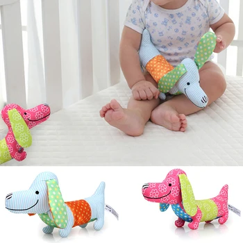 

Baby Toys Cartoon Bell Ring Dog Soft Animals Rattles Mobiles Toys Baby Appease Toys For 0-12 Months
