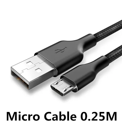 EU/US быстрое Зарядное устройство 5 V/3.5A QC 3,0 USB телефон Зарядное устройство настенное быстрое Зарядное устройство кабель для iphone plus Apple samsung huawei Xiaomi Android - Тип штекера: For Micro Cable 25CM