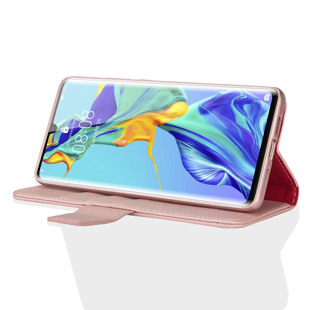 Чехол Кошелек LCHULLE для Huawei P20 Mate 20 Lite P30 Pro держатель карт карманы искусственная