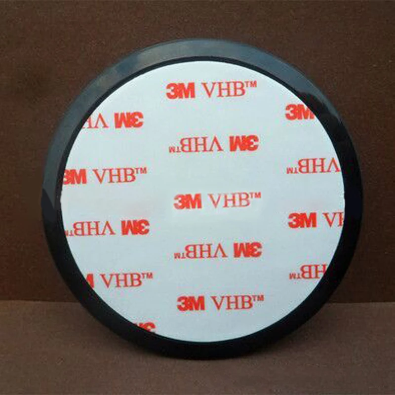 3pcs/lot Vhb/abs 3m 80mm Adhesive Mounting Disk Dashboard Pad Plate For