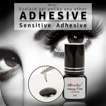 

Professional Eyelash Extension Glue,Black Prevent Allergy Glue Long Lasting 5ML Low Odor Adhesive Lash Extension Glue