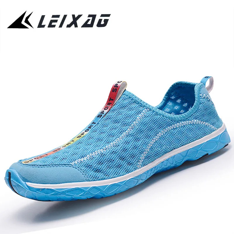 LEIXAG Men Women Aqua Shoes Outdoor Breathable Beach Shoes Lightweight