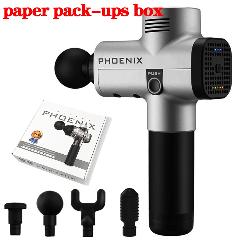 Arma de Massagem Alívio da Dor Perda de Peso Original Phoenix Muscle Massager Profunda Tecido Terapia Arma Exercício Muscular Especialista 100% a2 35 de massagem profunda tecido terapia arma exercício