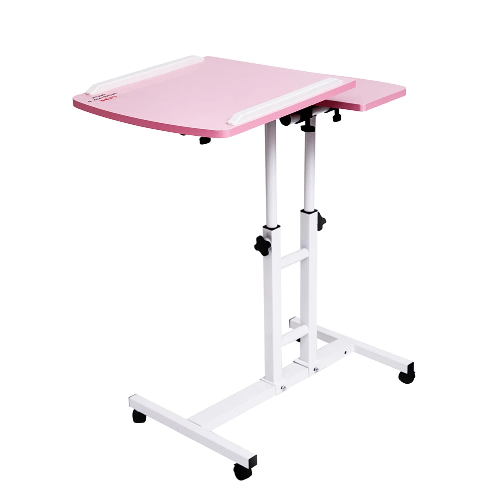 Special Product 2018 Foldable Computer Table 64*40cm Adjustable Portable Laptop Desk Rotate Laptop Bed Table Can Be Lifted Standing Desk