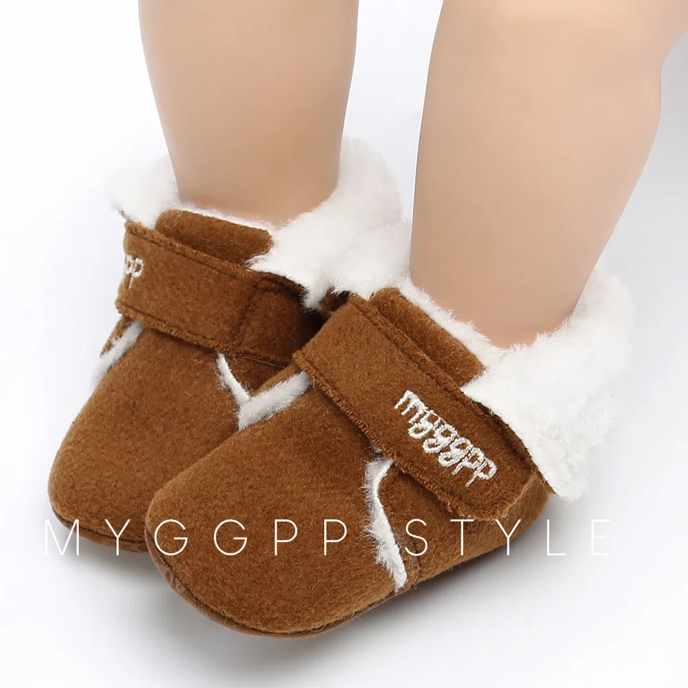 Newborn Baby Girl Boys Cute Cotton Shoes Fashion Toddler First Walkers Kid Shoes Hook& Loop Baby Shoes Newborn Hot Sale