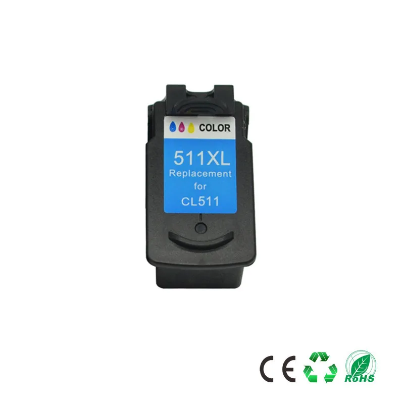PG510 CL511 чернильный картридж Замена для Canon PG 510 pg-510 CL 511 для MP240 MP250 MP260 MP280 MP480 MP490 IP2700MP499 - Цвет: 1PC - Color