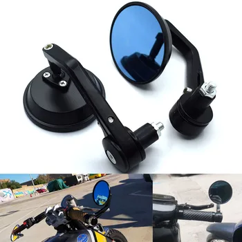 

Universal 7/8 22mm "handlebar motorcycle handlebar rearview mirror for Triumph SPEED TRIPLE 675 STREET TRIPLE R DAYTONA 675