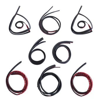 

Tool Dust Resistant Door Seal Kit Noise Reduction Flexible Car Rubber Soundproof Easy Install Accessories For Model S X