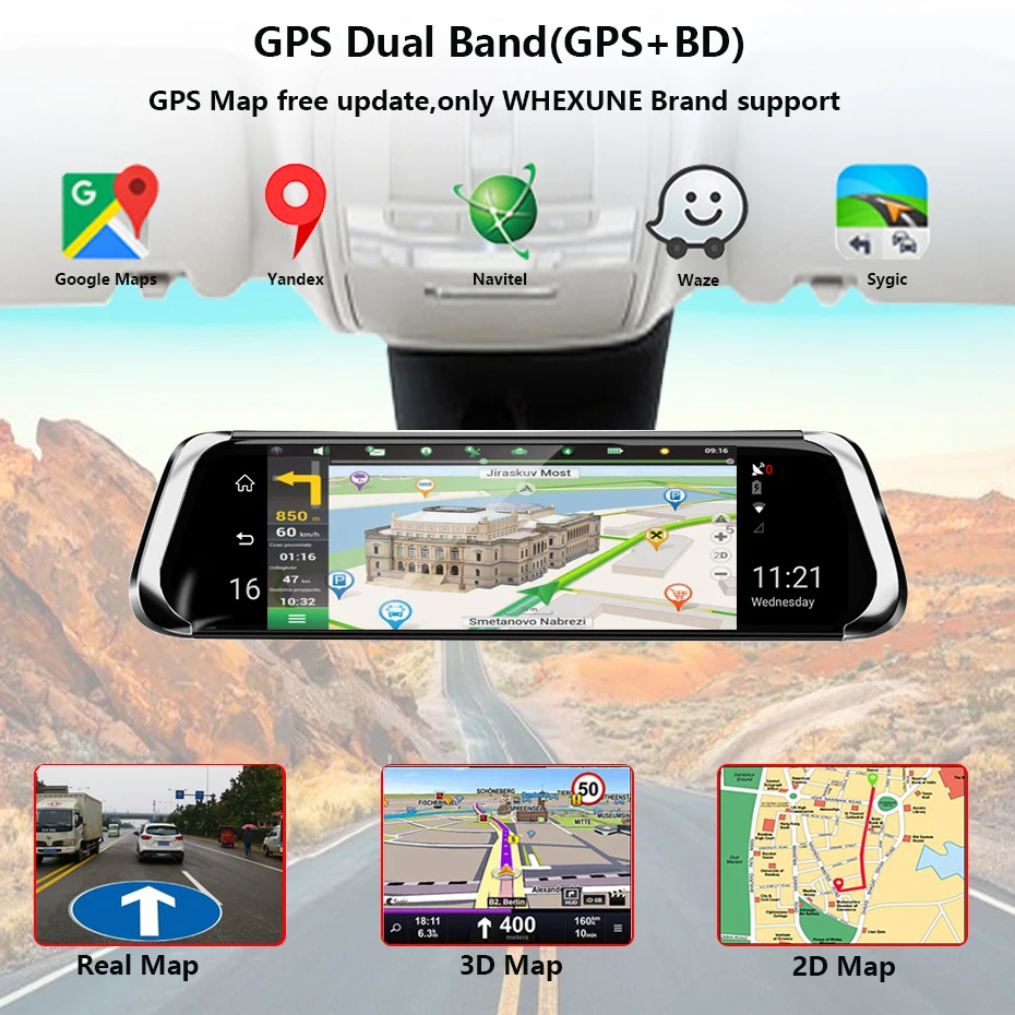 QUIDUX 4G Android автомобильный видеорегистратор с монитором парковки FHD 1080P зеркало заднего вида ADAS Dash Cam камера видеорегистратор регистратор Dashcam