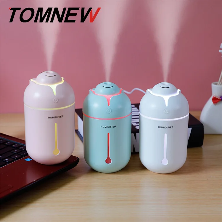 

New Style Dika Bear Colorful Light Humidifier Portable Mini Car Mounted Spray Mute Air Cleaner