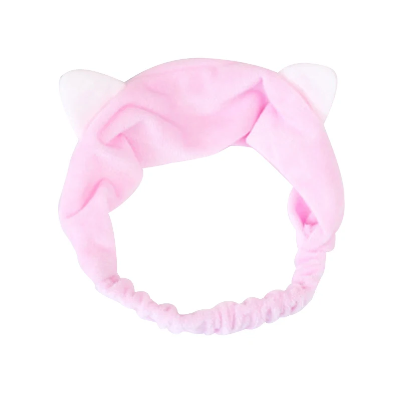 Women's Girl's Nylon Hair Band Cat Ear Hair Band Korean Style Wash Face Helper Headdress Hair Accessories Makeup Tools