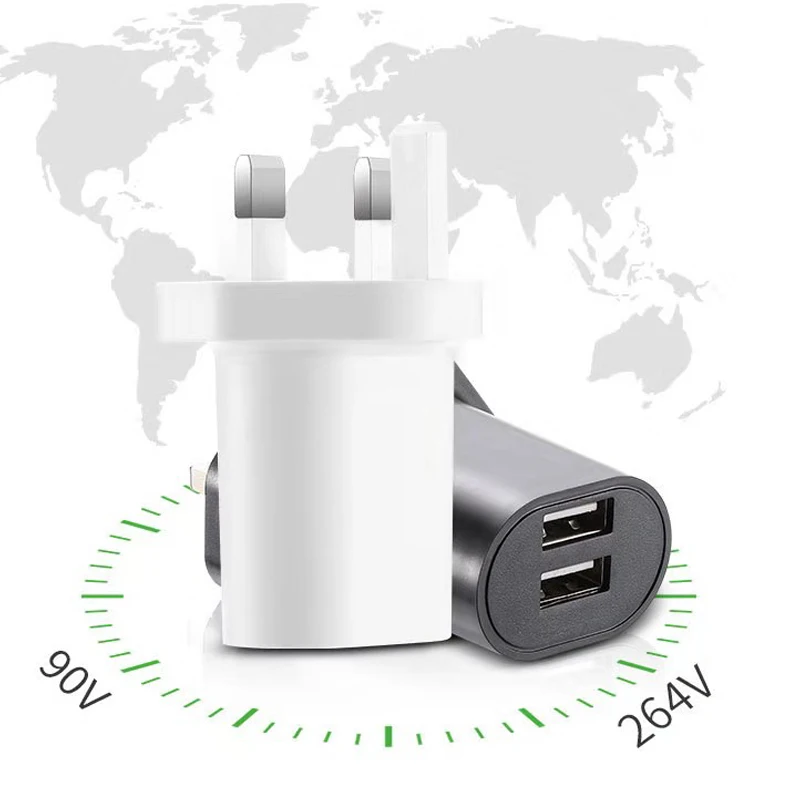 UK быстрое зарядное устройство 5V 2.4A быстро Зарядное устройство USB Портативная зарядка мобильного телефона Зарядное устройство для iPhone samsung Xiaomi huawei P 30 pro lite