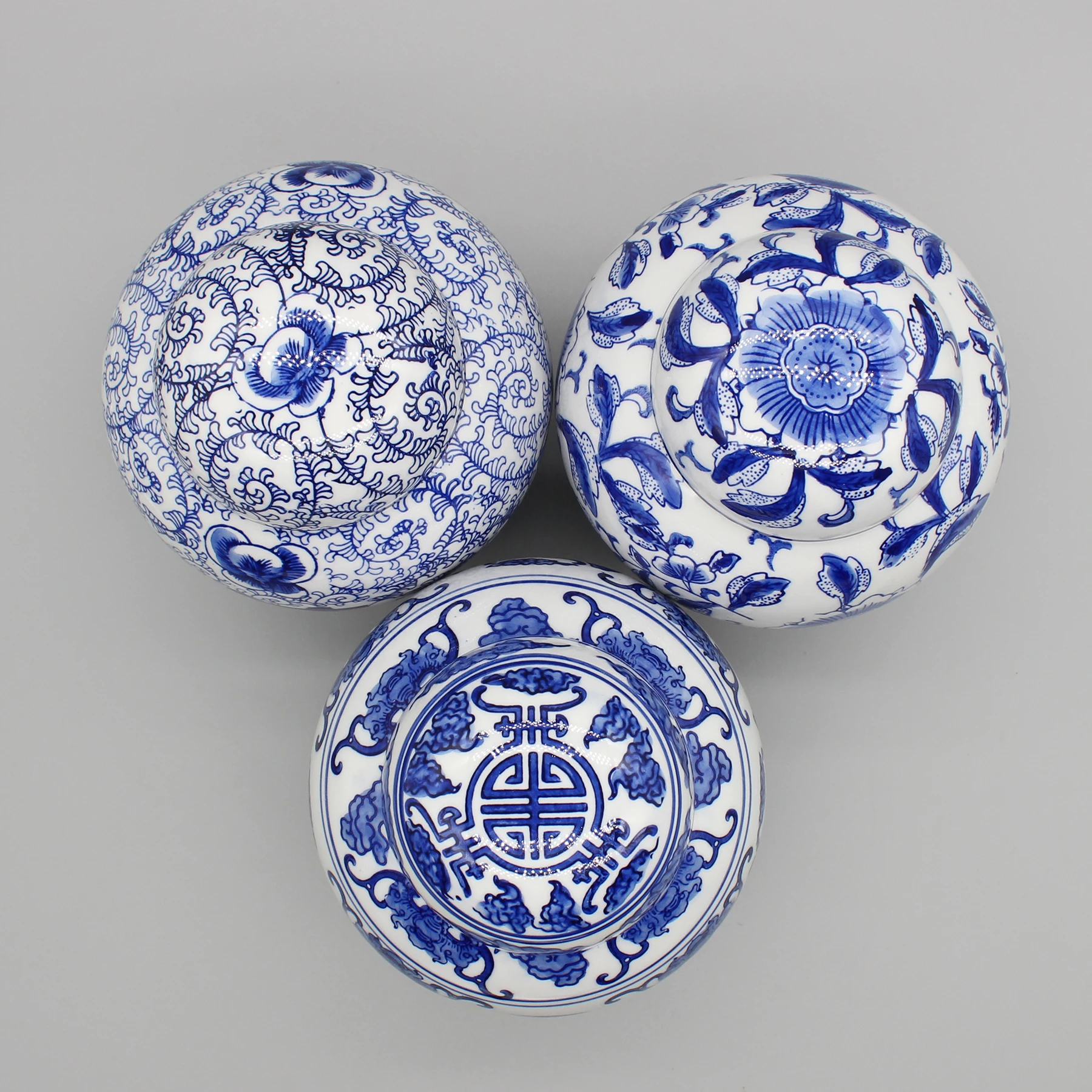 Ceramic pot, blue and white ceramics, table accessory, home decoration 6