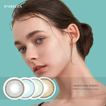 

D'ORELLA 1 Pair(2pcs) DAWN FOG Series Coloured Contact Lenses for Eyes Cosmetic Contact Lens Eye Color