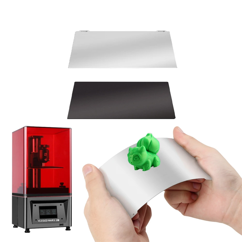 3D printer LCD/SLA light-cured spring steel plate LD-002R photosensitive resin platform with magnetic sticker