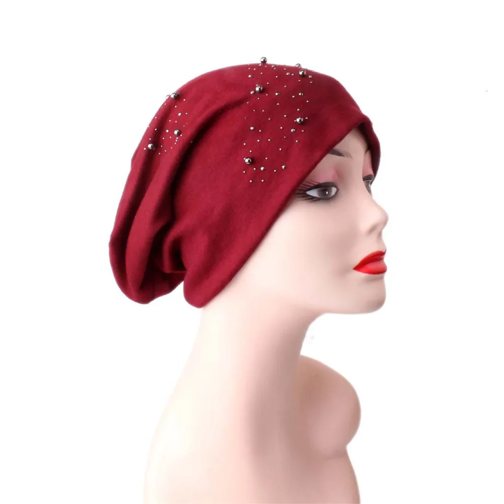 Женская шапка бини muts כבים bonnet капот шапка бини однотонная вязаная шапка Горячая бурение зимне наушники шапка Толстая теплая Skullies повседневная короткая шапка# H