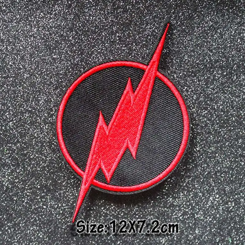 Nicediy Heart Embroidered Patches For Clothing Iron on Patches Punk Hippie Patch Applique On Clothes DIY Stickers Washable Badge - Color: ND-PE5000CT