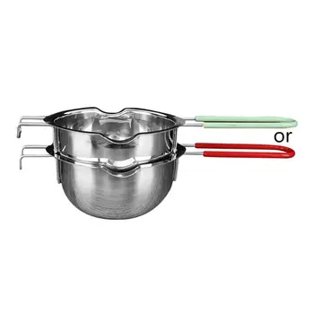 

Stainless Steel Chocolate Butter Melting Pot Pan Milk Style Kitchen Tool