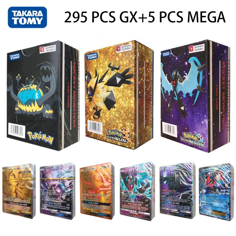 TAKARA TOMY 100 200 300 Stuks GX MEGA Shining Kaarten Game Battle Carte Trading Pokemon Cards Kinderen Speelgoed Card | Игрушки и хобби