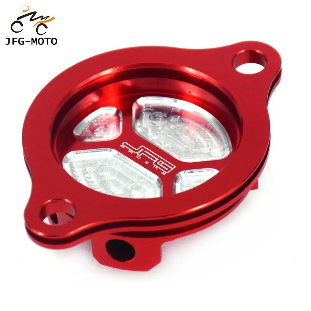 Крышка масляного фильтра мотоцикла CNC для HONDA CRF250R CRF 250R 2004 2005 2006 2007 2008 CRF250X 250X 2009