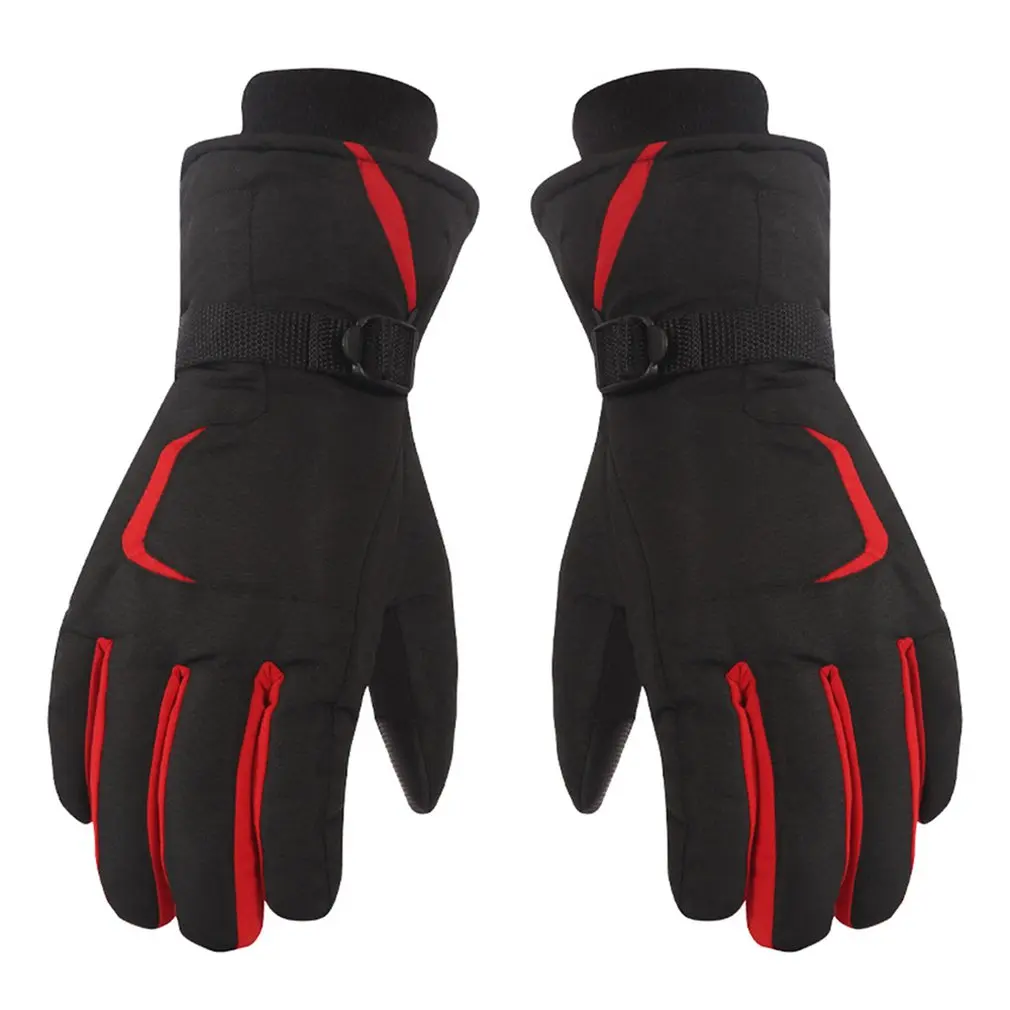 

Warm Ski Gloves Winter Men and Women Touch Screen Thickening Cold Waterproof Windproof Outdoor Riding Cotton Gloves