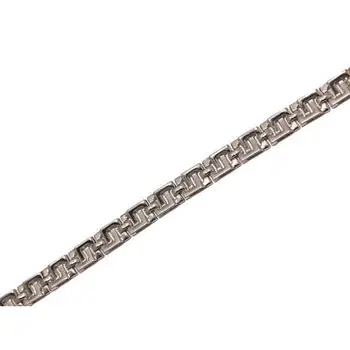 

Bracelet in 18 k white gold with Versage type grecas