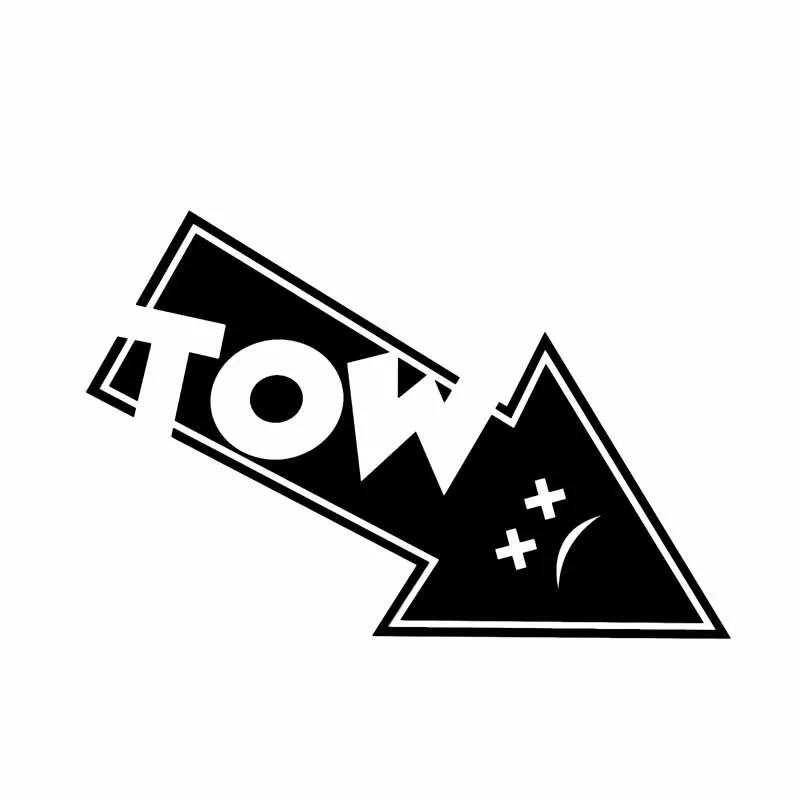 

Interesting Tow Hook Arrow Car Sticker Motorcycle Decals Waterproof Windshield Decals PVC 13cm X 9cm