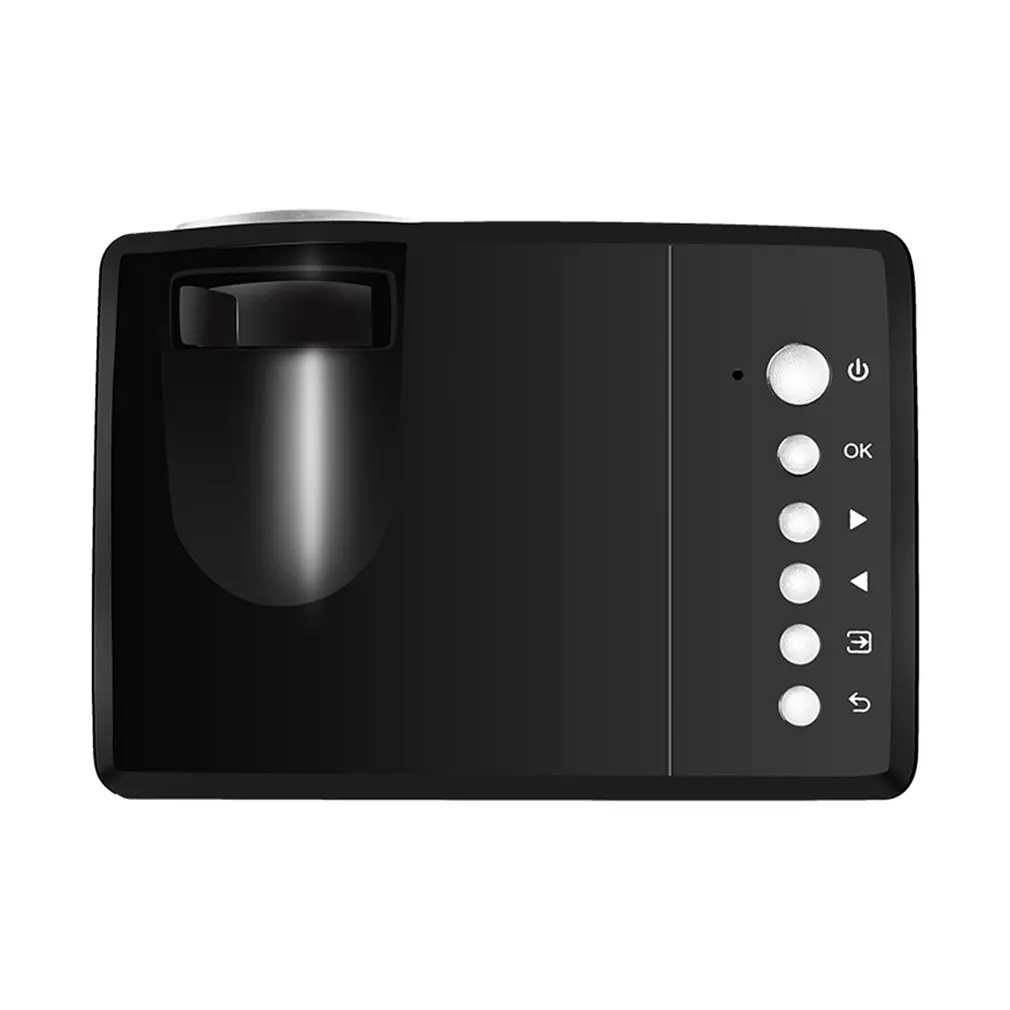 

HD LED Projector Portable Family Cinema Mini Home Theater Mini Beamer Home Entertainment Tool Life Quality Enhancing