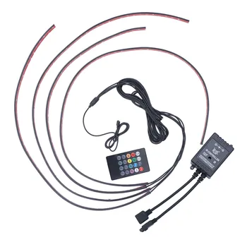 

Chassis Lamp Durable Romantic Sound-Controlled Remote Control Decorative Light Lighting Chassis Lamp for Vehicle Car Auto A20