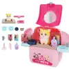 Pet Backpack Practical Exquisite Plastic Pretend Play Pet Care Set Cute Pet Storage Bag Transformable Toy Backpack For Gifts 1