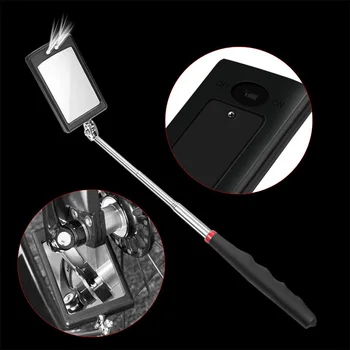 

New 5PCS Magnetic Telescoping Pick-Up Tool Kit with 20Lb/1.5Lb Pick Up Rod, Round/Square 360 Swivel Adjustable Inspection Mirror