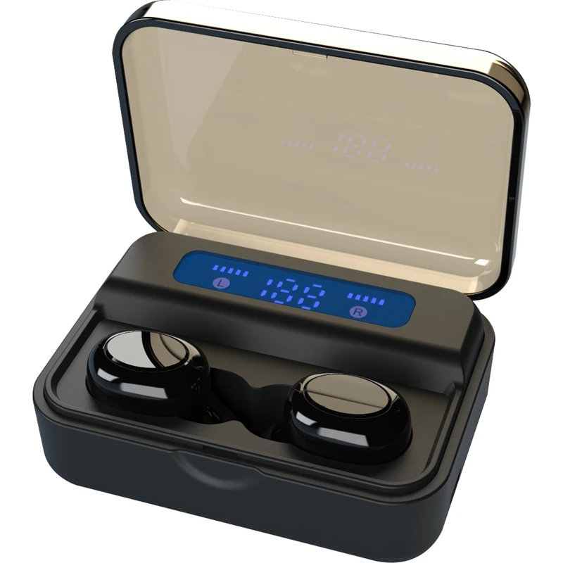 S590 TWS Bluetooth 5 0 наушники 9D стерео 2000MAh светодиодный цифровой дисплей беспроводные