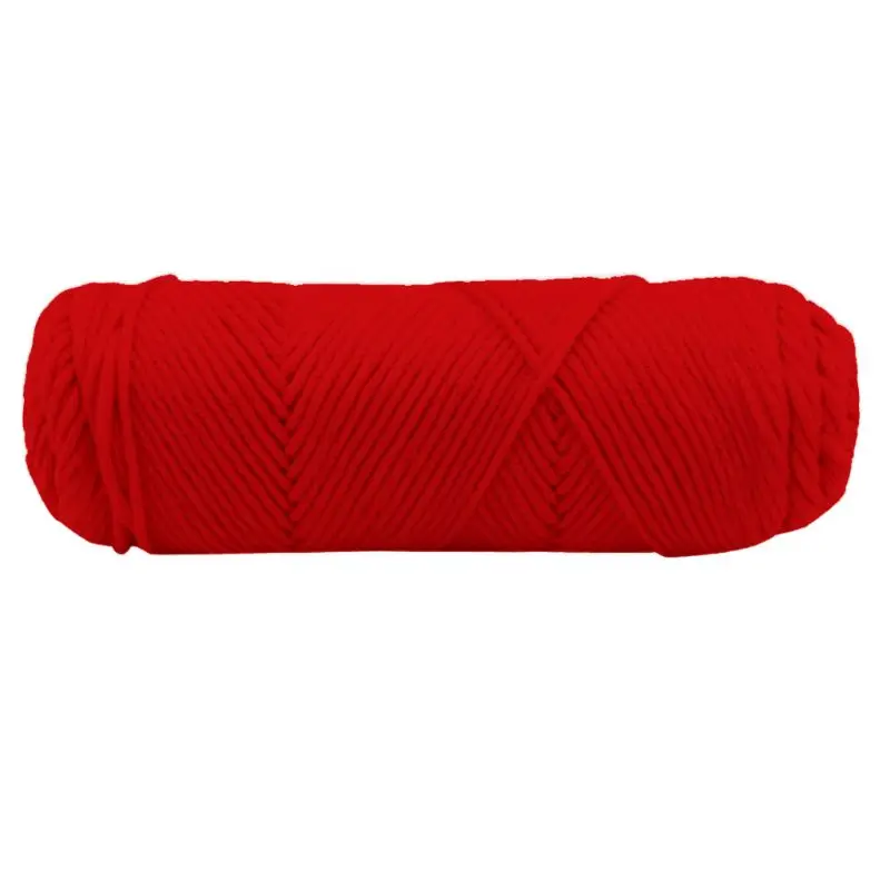 Новинка 100 г молочная хлопковая пряжа для ручного вязания Толстая 8 нитей для вязания вручную - Цвет: A