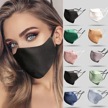 

Adult Mouth Mask Soft Breathable Dustproof Cycling Sports Mask Washable Reuse Adjustable Earloop Face Mask Fashion Mascarilla#20